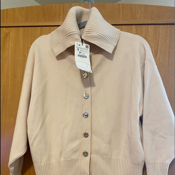 Zara knit jacket/ sweater with buttons - Picture 1 of 4